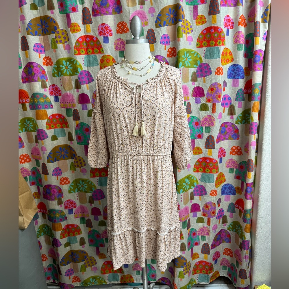 Naif Tie Front Dress. Large
